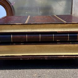 RARE Maitland Smith Stacked Art Book Coffee Table