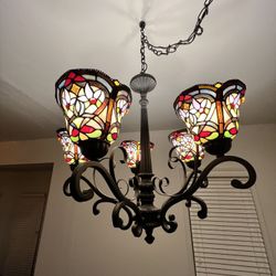 Stained Glass Chandelier 