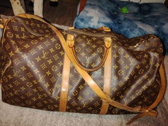 Vintage Louis Vuitton Authentic Keepall Bandouliere Malletier LV Monogram 22"