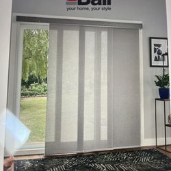Bali Sliding Door Panel Blind 80”x84”