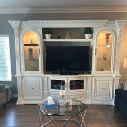 White Entertainment Center 