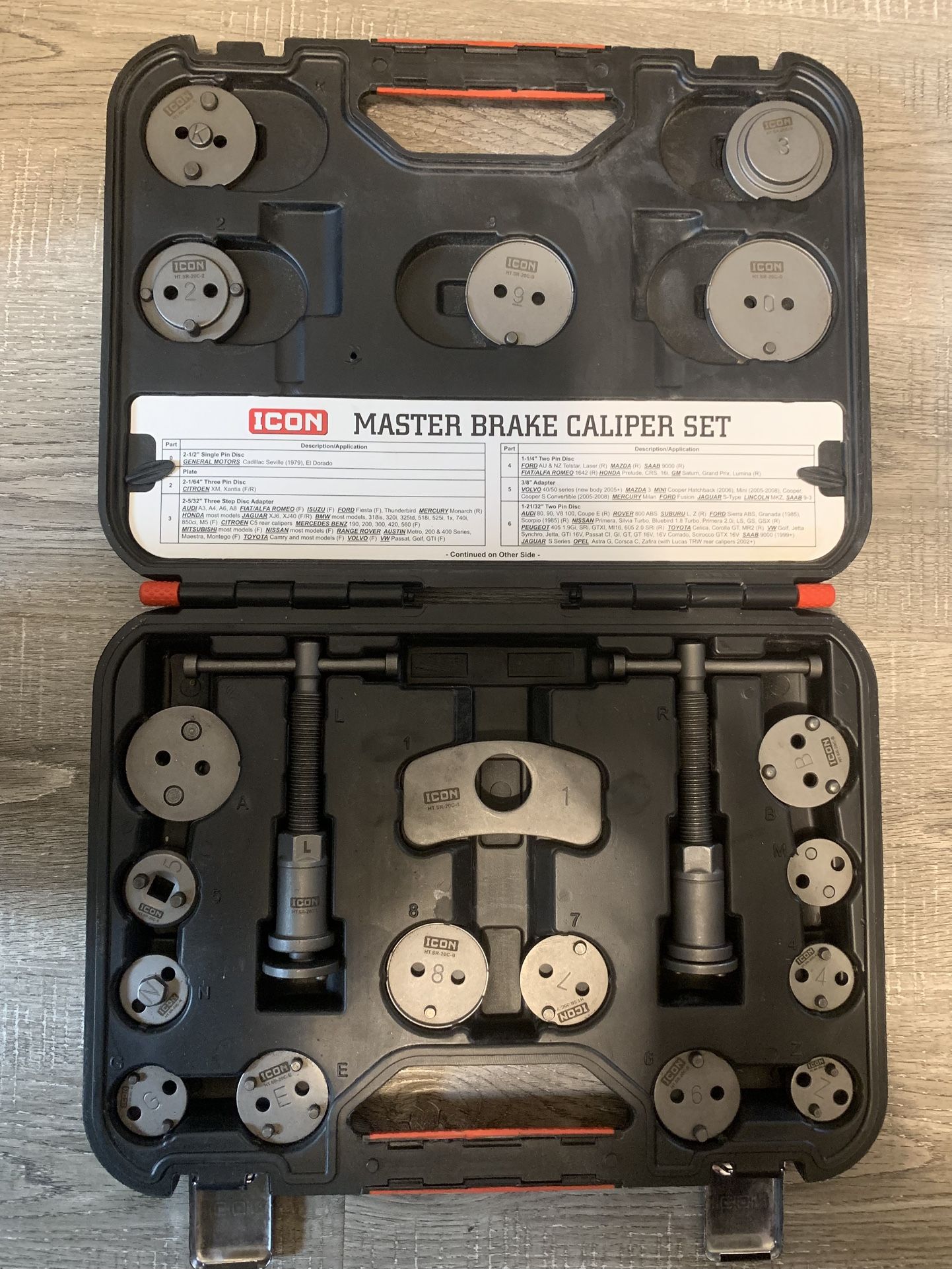 Icon 20pc Master Caliper Brake Set