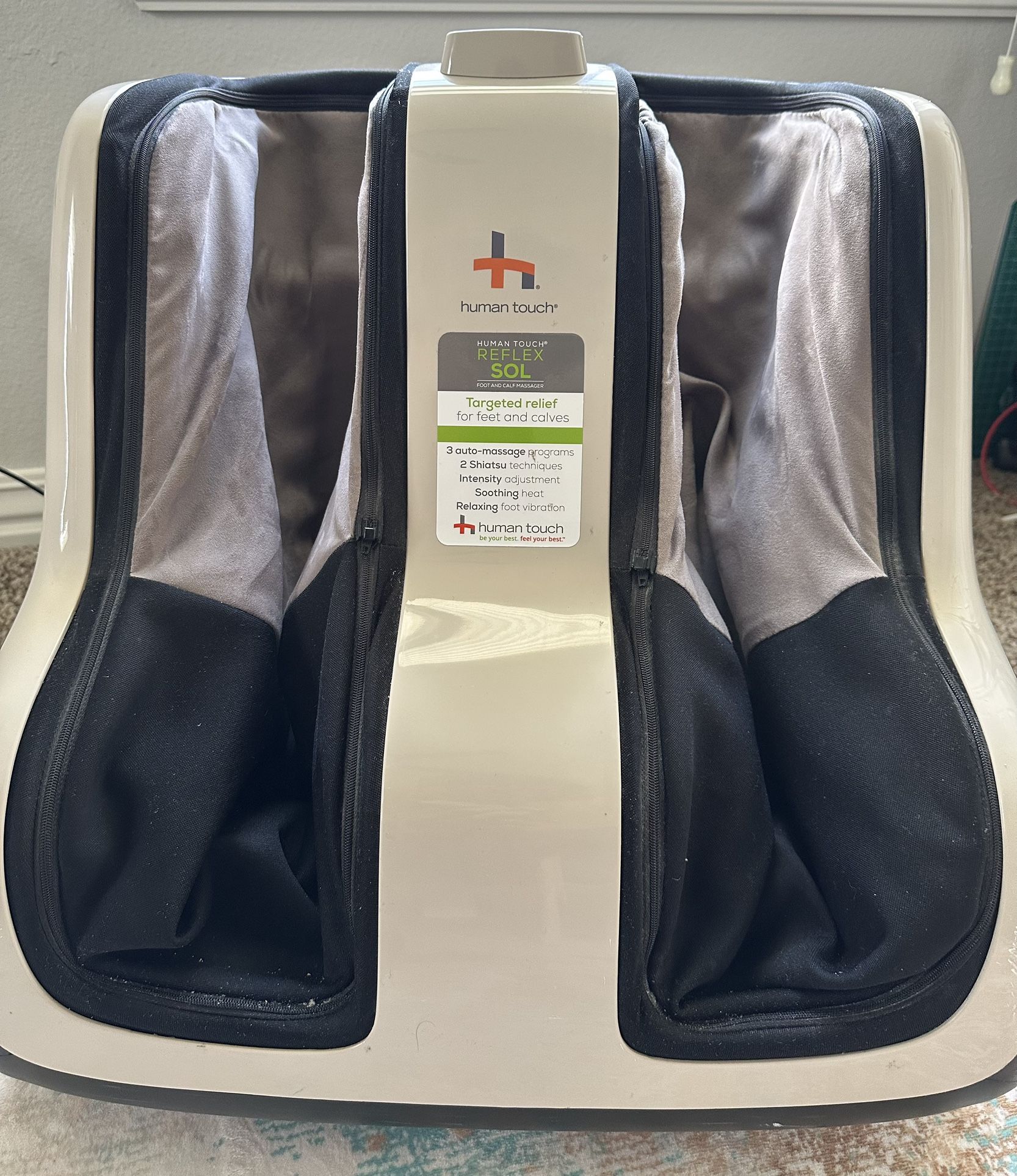 Human Touch Reflex SOL Foot and Calf Massager With Heat