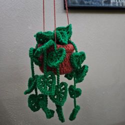 Handmade Crochet Potted Plant 
