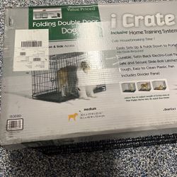 Double Door Dog Training Crate