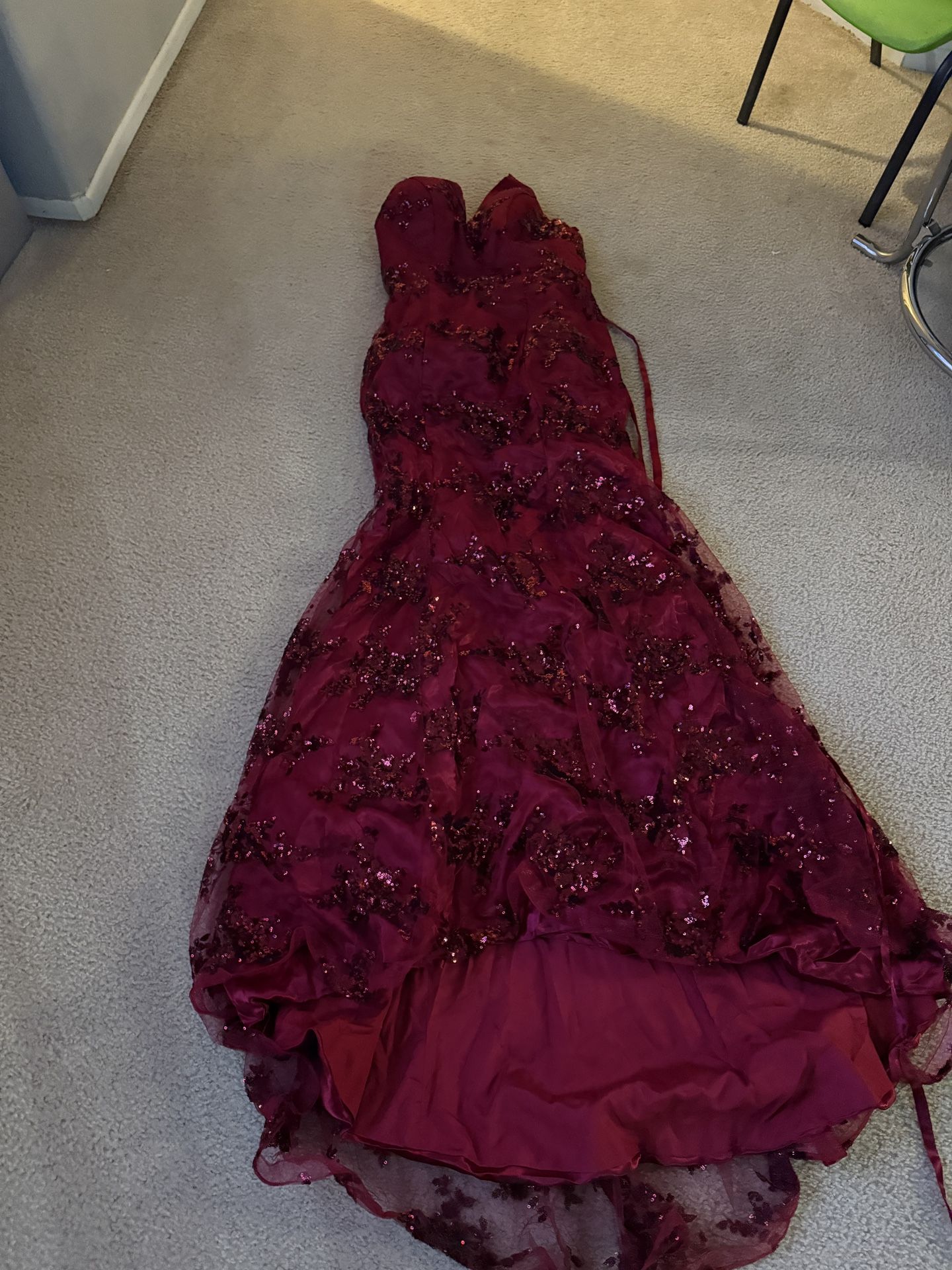 Burgundy Prom Dress