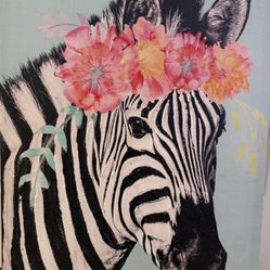 Zebra wall art