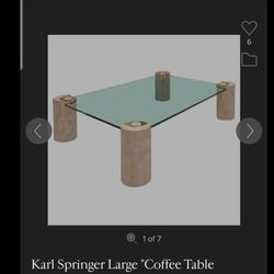 Karl Springer coffee Table 