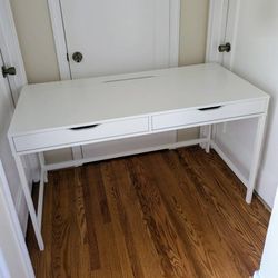 Ikea ALEX large white home office school desk computer writing table arts studio design drafting