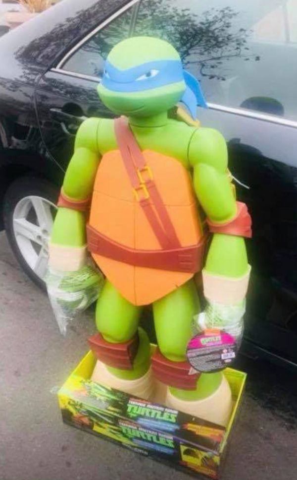 2 foot tall ninja turtle