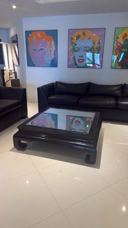 $40 million estate clearance mid century modern mirror square coffee table