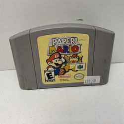 Paper Mario Nintendo 64 Game