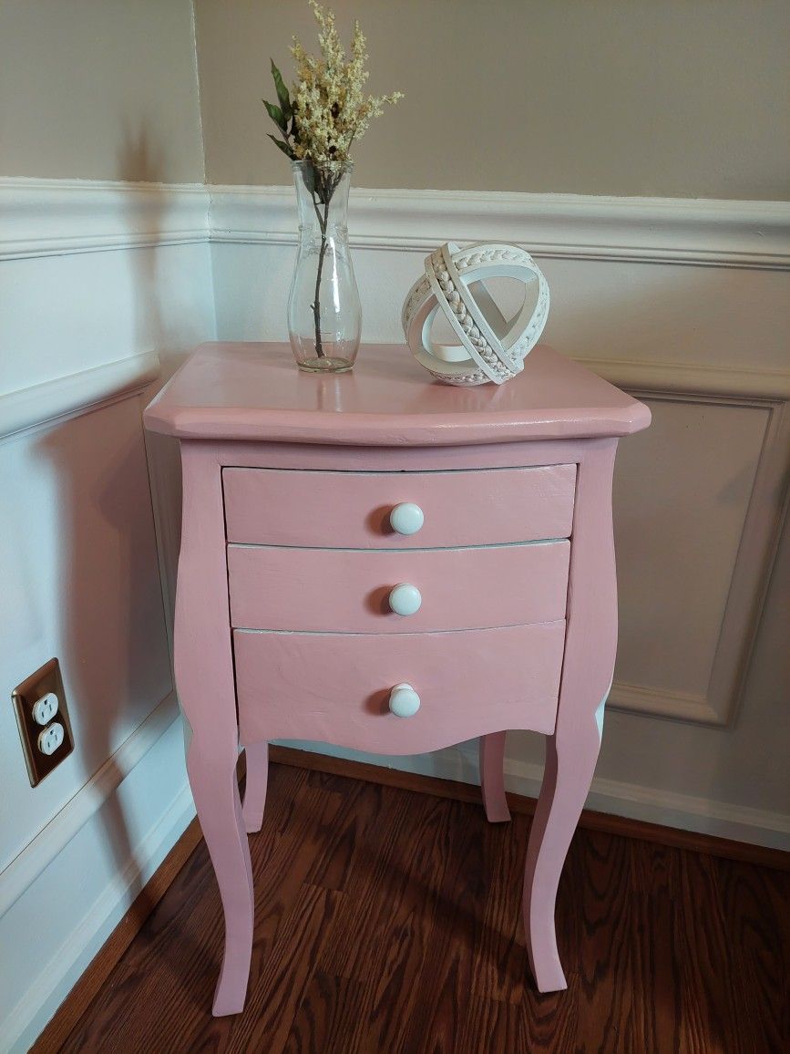 Pink table