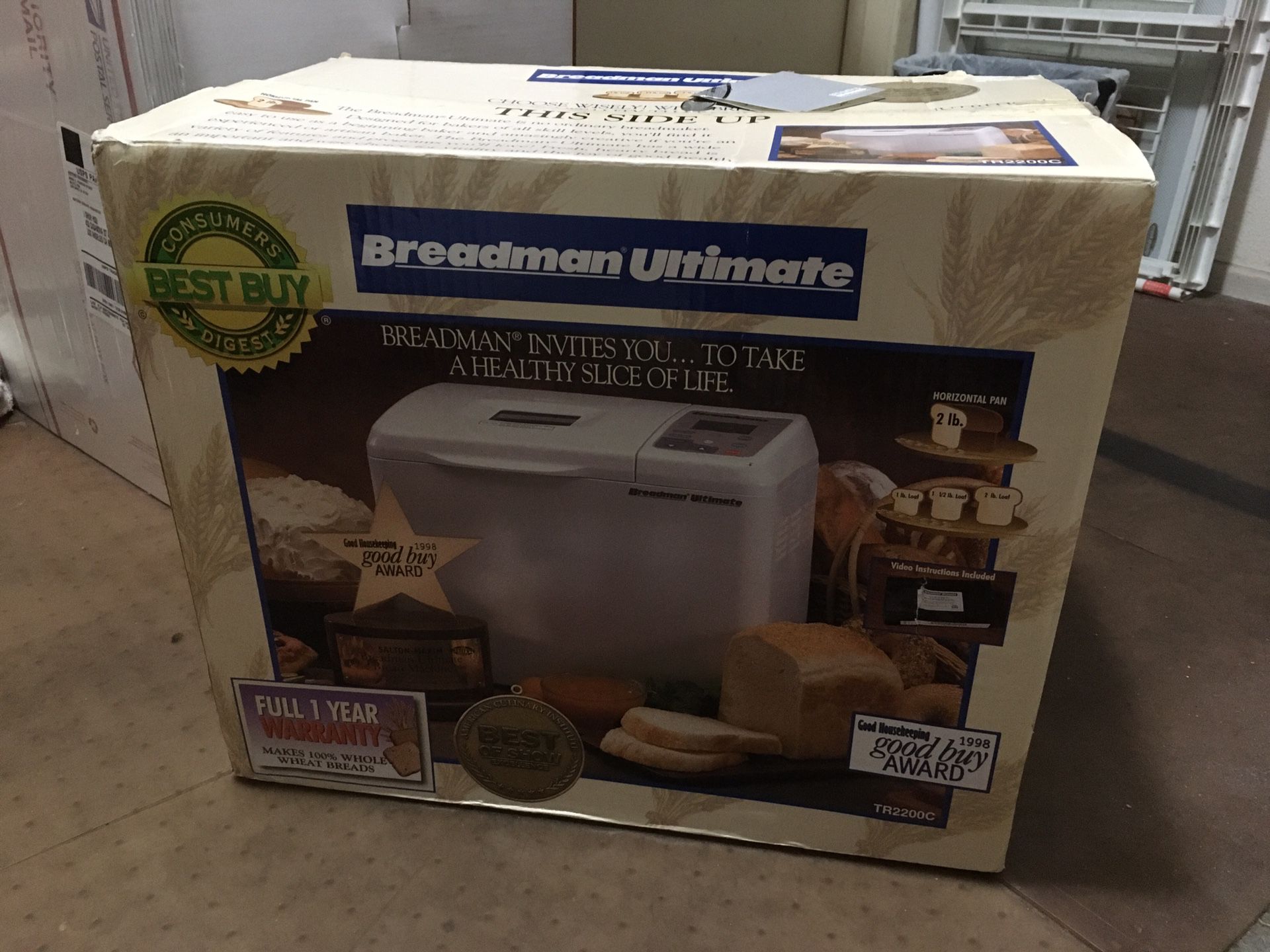 New breadman ultimate bread maker