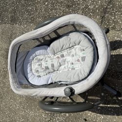 Baby Swing, Bathtub, Activity Jumper And Car Seat /w Base