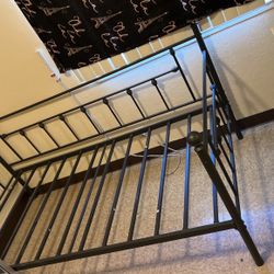 Black Metal Daybed