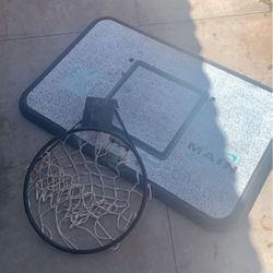Basketball Backboard And Hoop 