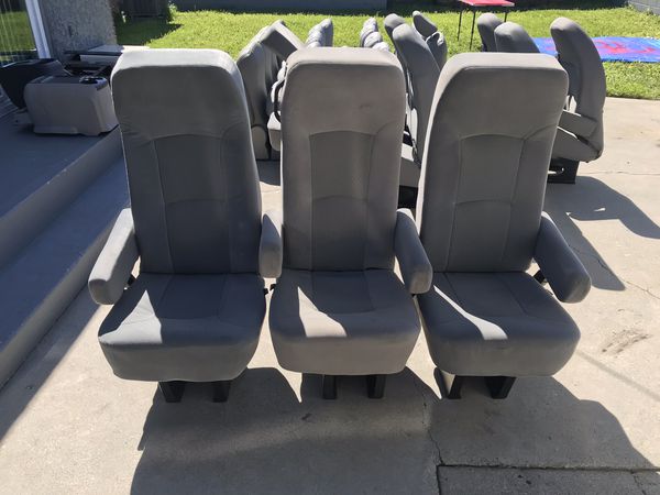 Set Of 3 Captain Seats For Rv Motorhome Sprinter Van Conversion