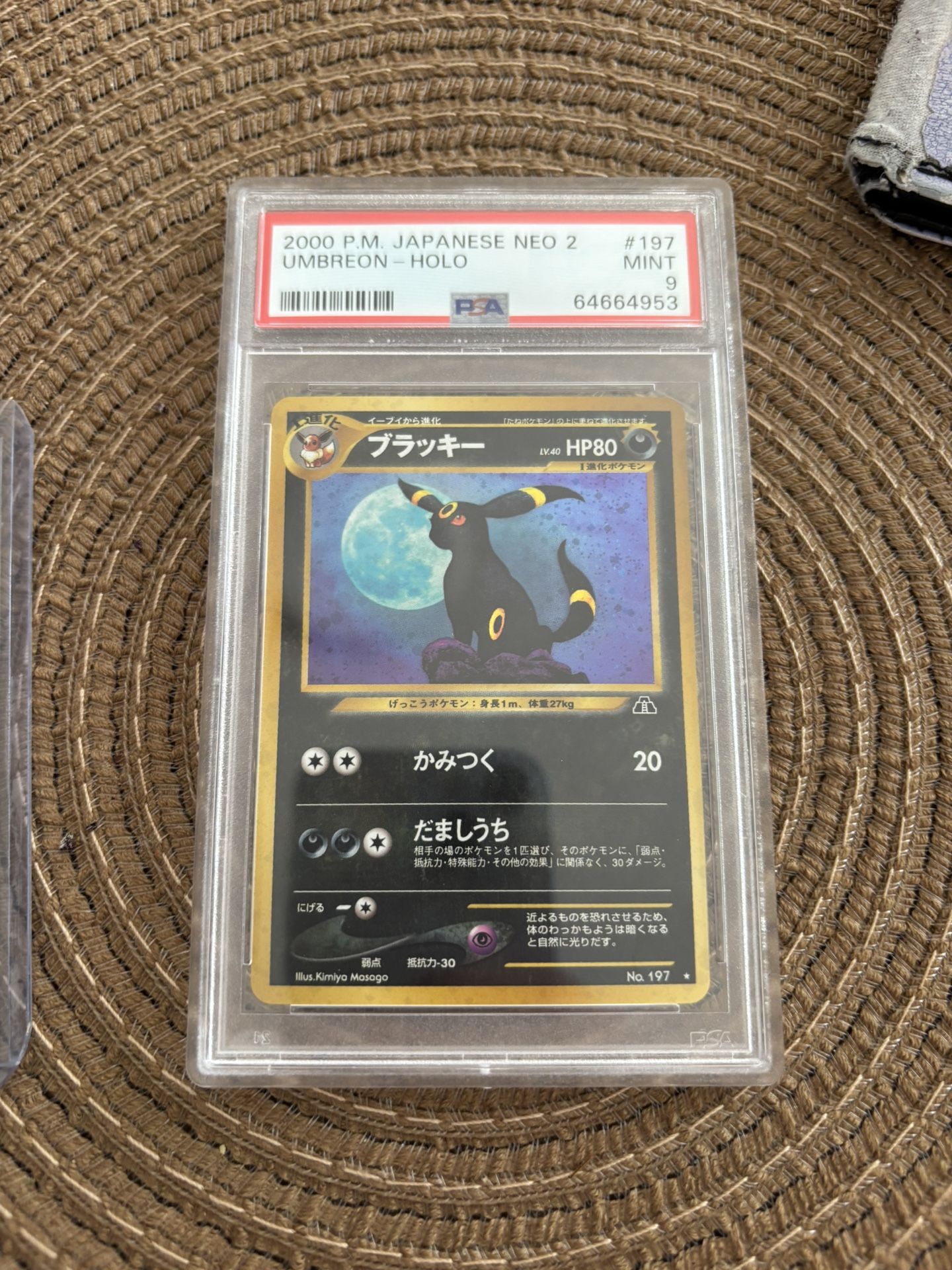 PSA 9 Umbreon Neo 2 Holo