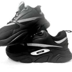 Dior B22 Size 9.5 – Reflective Black & Silver – $800 OBO