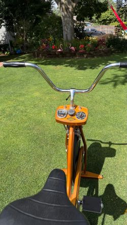 Vintage stationary exercise machine