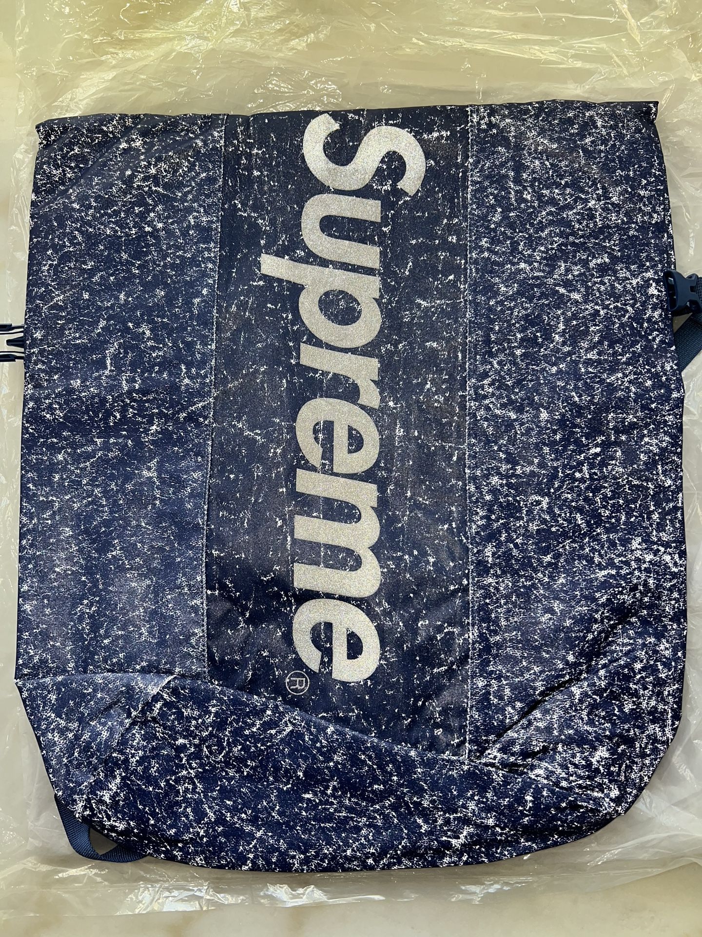 Supreme Waterproof Reflective Speckled Backpack “Blue”