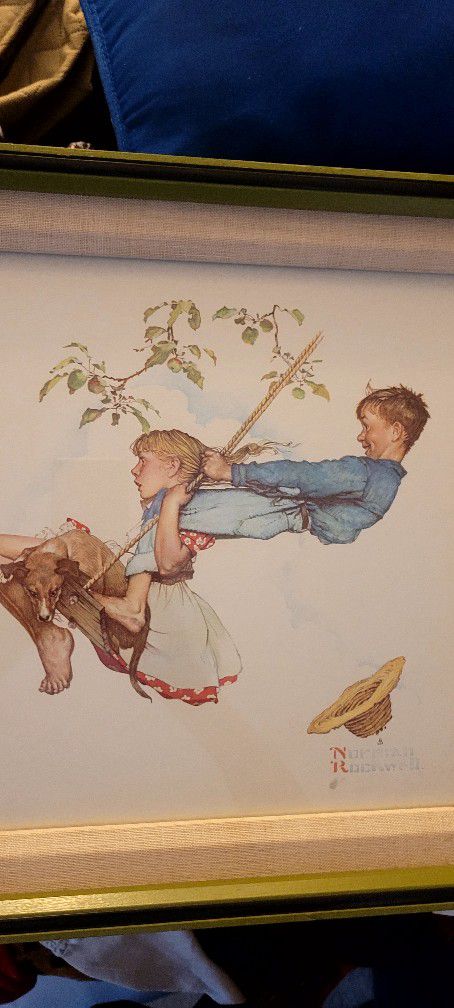 BEAUTIFUL VINTAGE NORMAN ROCKWELL