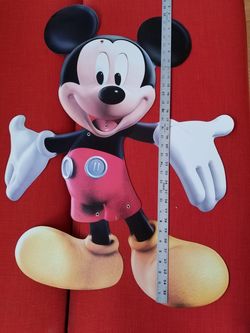 Party decoration Mickey mouse cutout