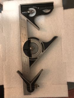 Starrett Combo Square W/ protractor and center. Price Drops finder