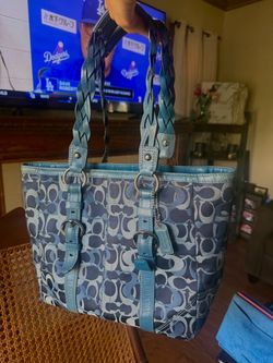 Coach Denim Tote Bag