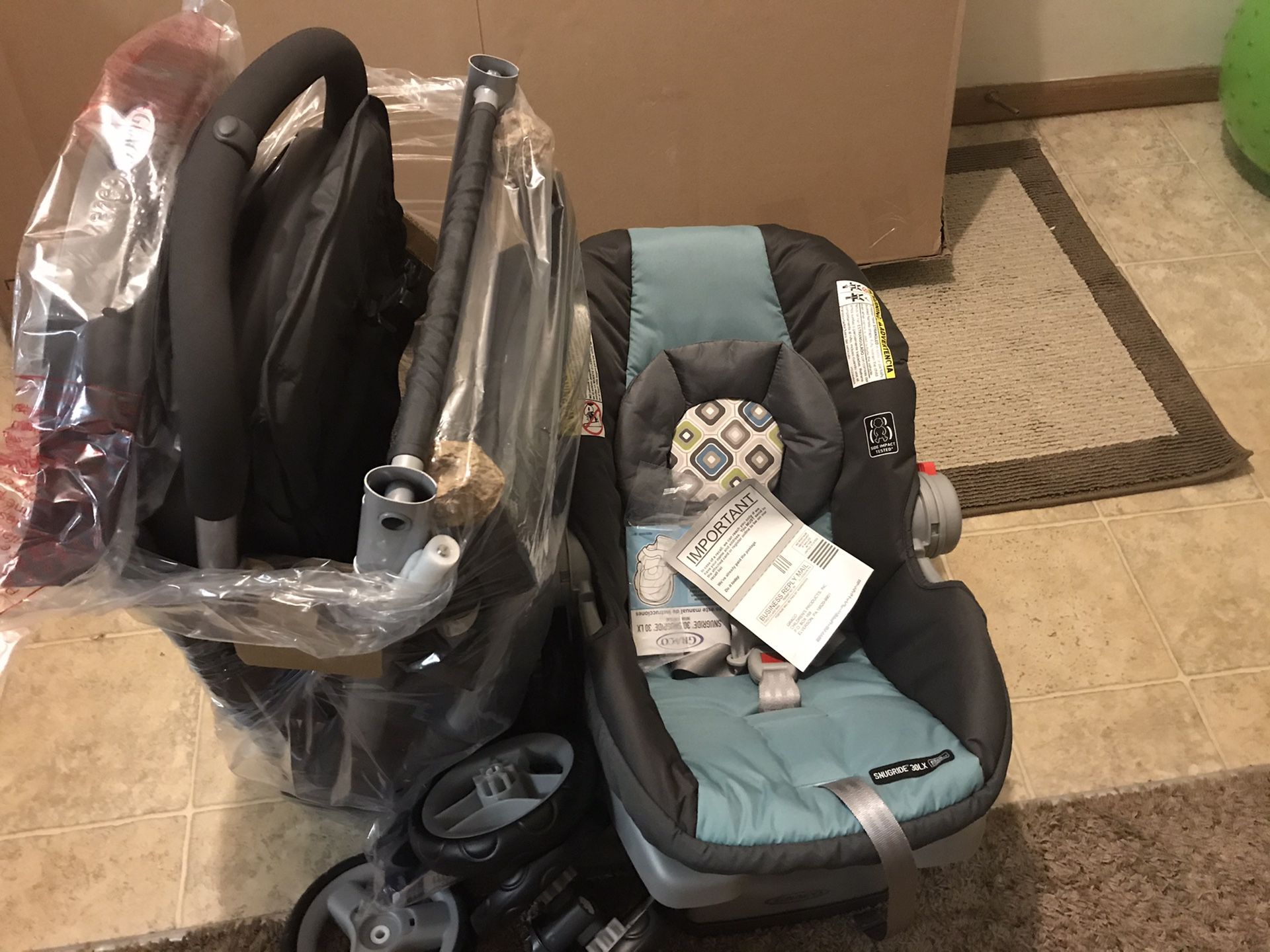 Graco baby seat and stroller