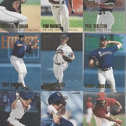 1996 Fleer Update complete set of 250 baseball cards NM or better condition. Griffey Jeter Thomas Henderson Abreu RC Rookie Card other MLB HOF