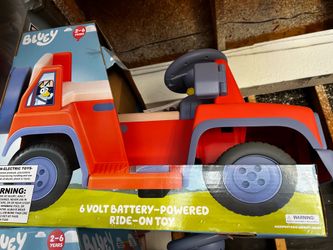 Bluey 6 volt battery powered ride on toy
