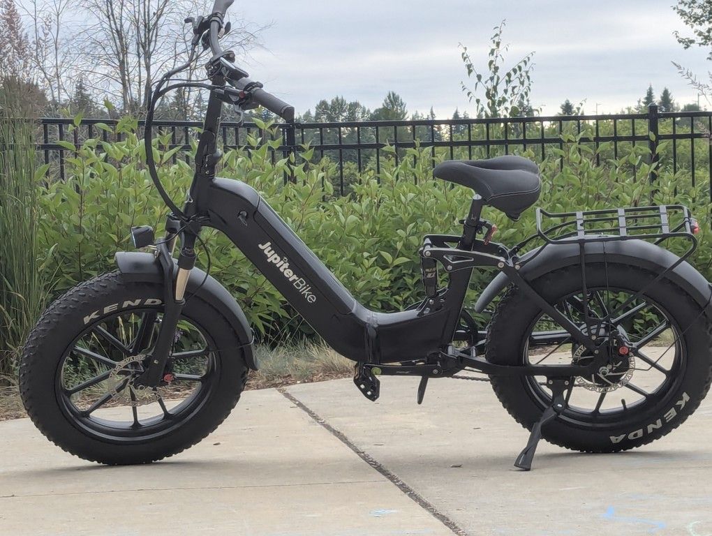 New E-bike Jupiter Full Suspension Defiant St Fat Tire Folding Electric Bike for sale