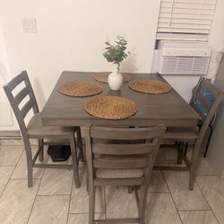 Dining table with chairs