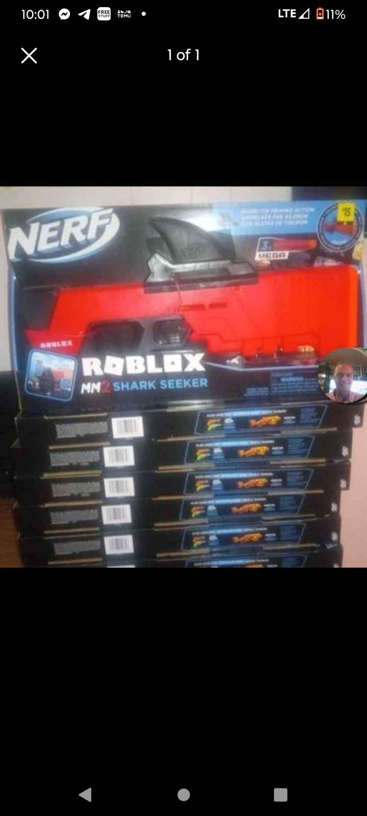 New In Box 6 Roblox Nerf Guns 50$