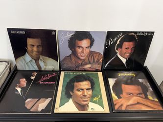 Julio Iglesias 12”Vinyl Records Lot of 6