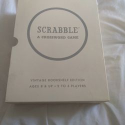 Scrabble  Crossword  Game  Vintage