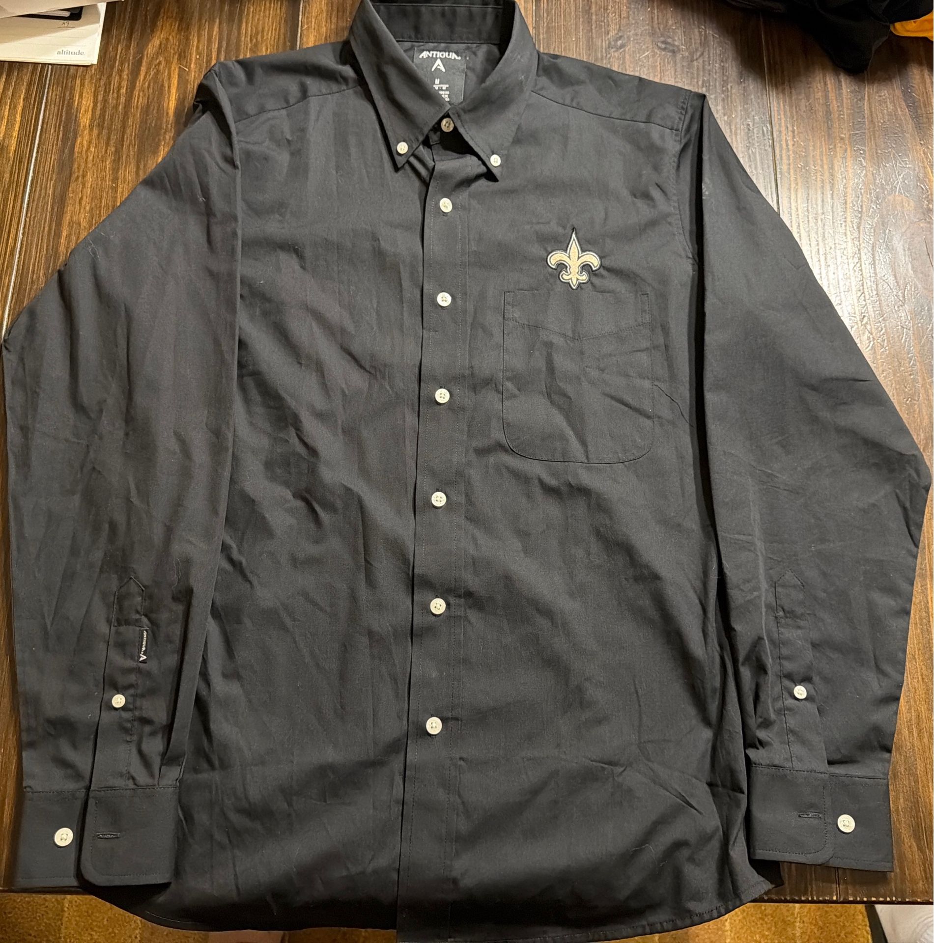 New Orleans Saints Men’s Long sleeve button up