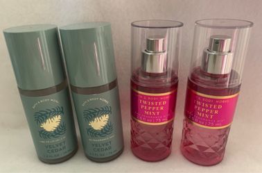 4 Piece Lot Bath & Body Works mini travel size