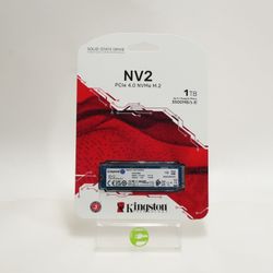 New Kingston 2280mm NV2 1TB M.2 NVMe Gen 4.0 x 4 SSD NV2