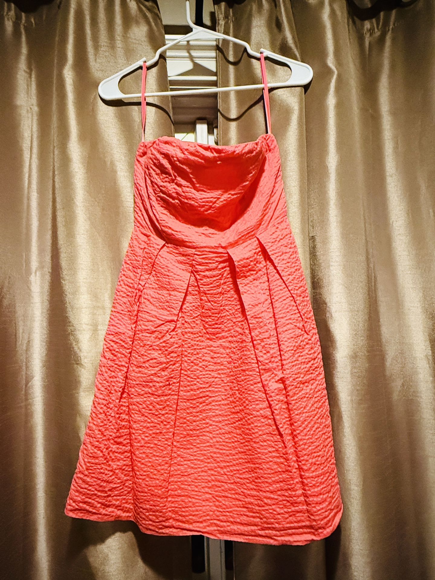 JCREW cotton strapless dress - size 4P