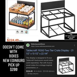 New Two Tier Crate Display $200 edinburg pick up
