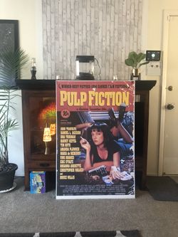 4 FOOT TALL PULP FICTION MOVIE POSTER PANEL