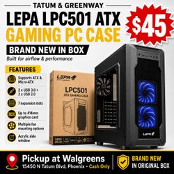 🖥️ LEPA LPC501 ATX Gaming PC Case – Brand New in Box – High Airflow – $45