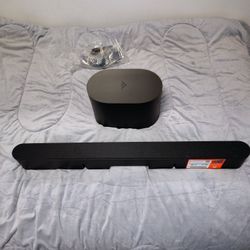 Vizio 2.1 Bluetooth Soundbar with subwoofer.