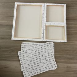 Stretched canvas and canvas board — new