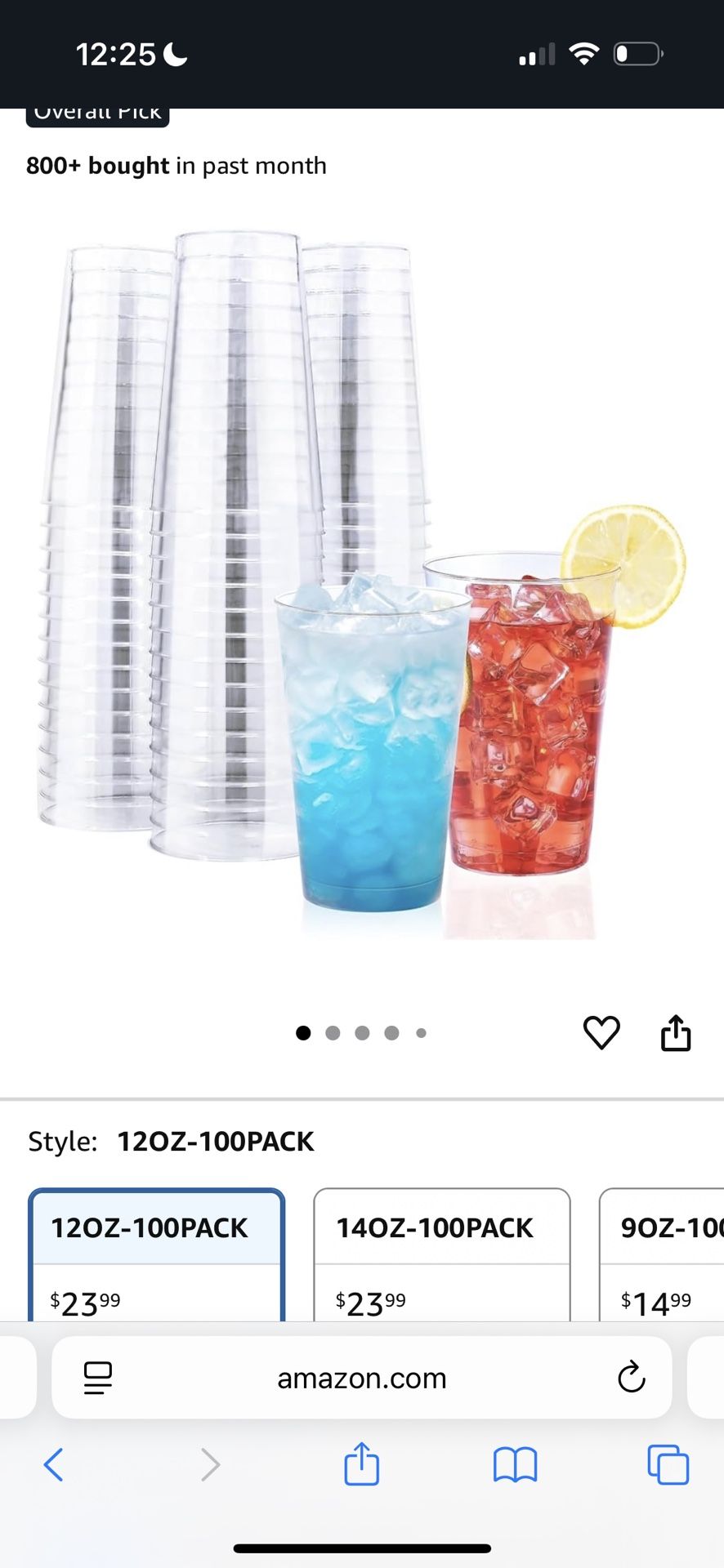 100piece 12oz party cups New pack