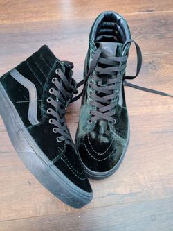 Vans Sk8-Hi Platform Velvet High-Top Sneakers