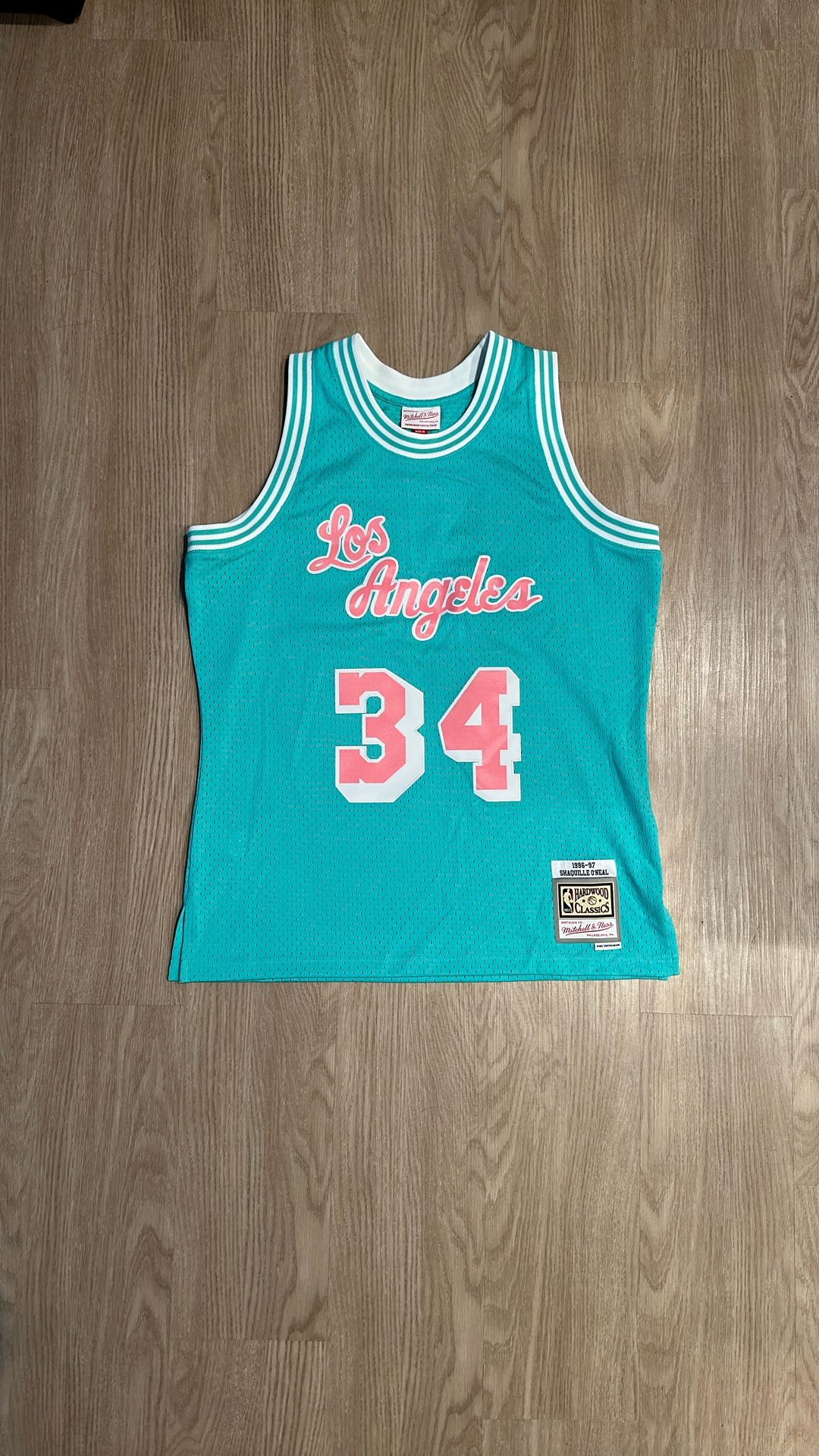 Size Large - Mitchell And Ness Authentic Swingman Jersey NBA Basketball La Lakers Shaq Culture Kings Vintage Sports Supreme